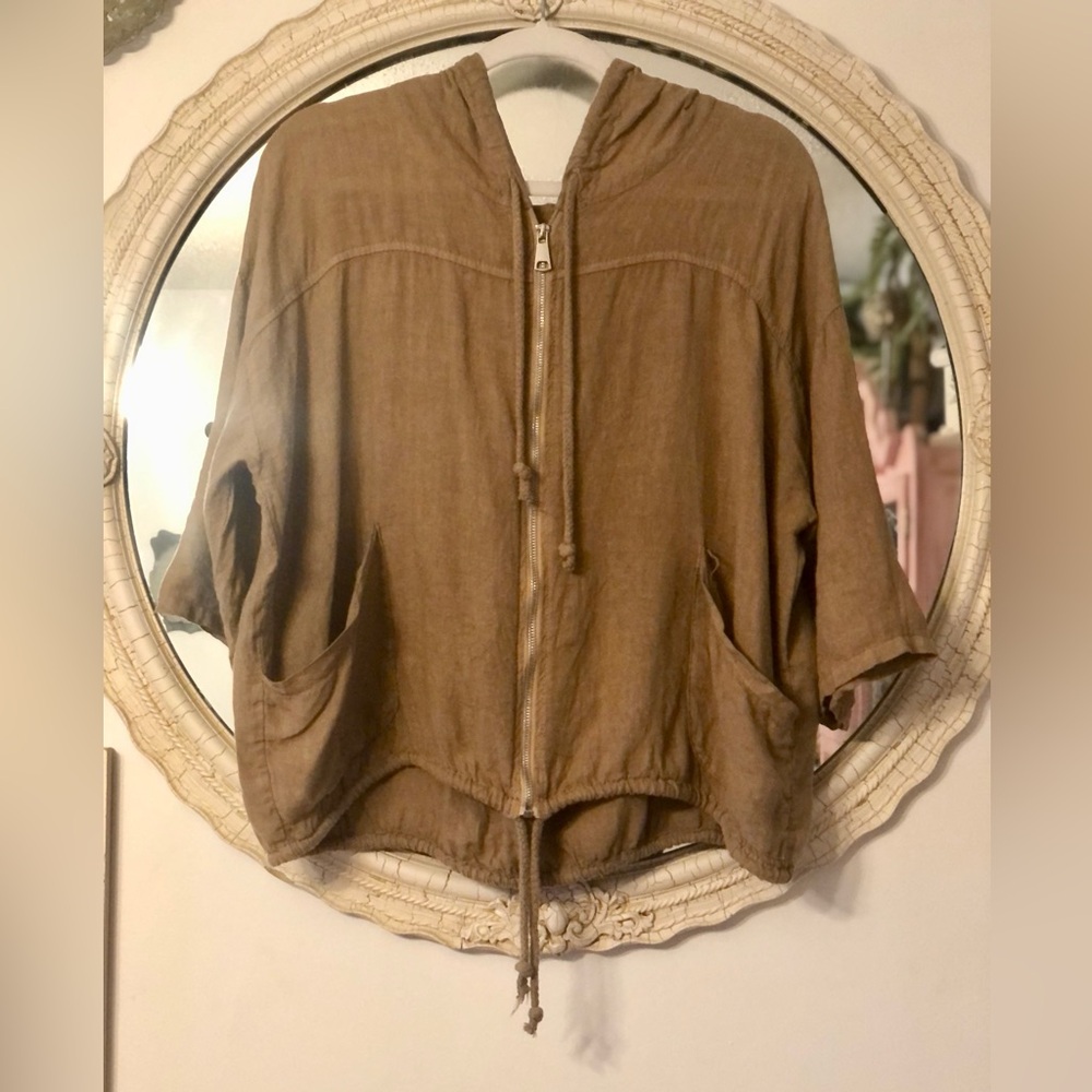 🤎100 LINEN TOP